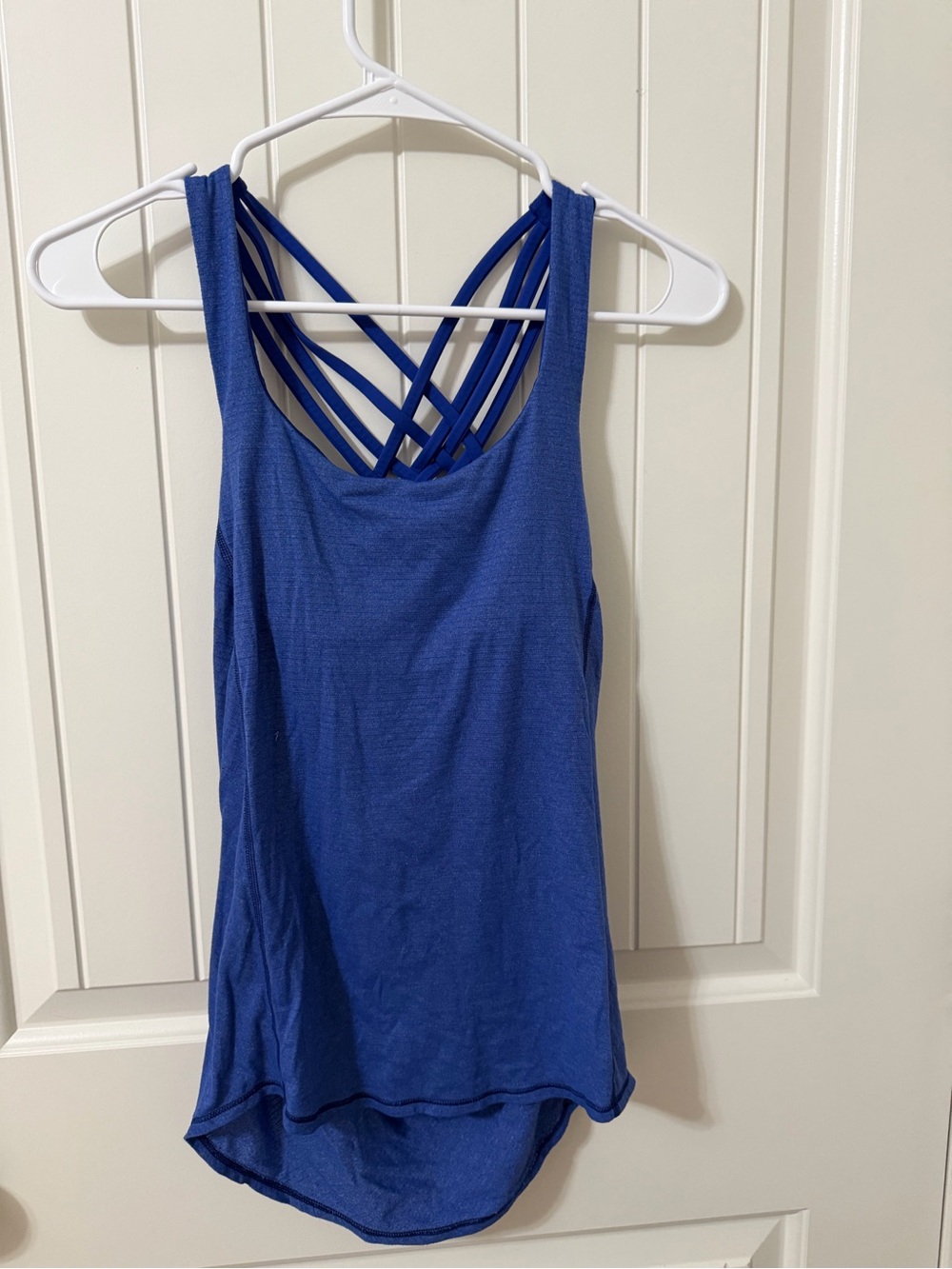 Lululemon Blue Strappy Back Women's Tank Top